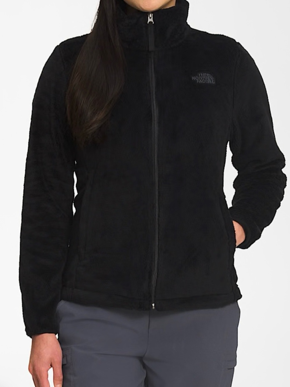 The North Face Osito Black Women's Fleece Jacket Full Zip Size S
